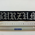 Burzum - Patch - Burzum strip patch b287 size 4.5 x 20 cm