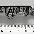 Testament - Pin / Badge - Testament shaped logo pin badge n4