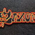 Saxon - Patch - Saxon shaped logo patch 65