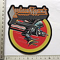 Judas Priest - Patch - Judas Priest  screaming for vengeance shaped patch j67----10.5 x 12cm