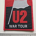 U2 - Patch - U2  1983 War Tour patch 19  red border