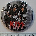 Kiss - Pin / Badge - Kiss xxl button pin badge bb22 size 9.5 cm/4 inch