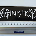 Ministry - Other Collectable - Ministry sticker  5.5x 16 cm n52