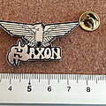 Saxon - Pin / Badge - Saxon shaped pin badge n6