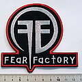 Fear Factory - Patch - Fear Factory shaped logo patch f5