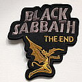 Black Sabbath - Patch - Black Sabbath shaped patch 73  the end