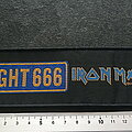 Iron Maiden - Patch - Iron Maiden  Flight 666 strip  patch 292   --2011--19,5 x 5 cm