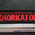 Knorkator - Patch - Knorkator deutschland meiste band der welt strip patch used 340--5.5 x 19.5 cm