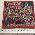 Cannibal Corpse - Patch - Cannibal Corpse butchering Chicago 1992 patch c43  red border