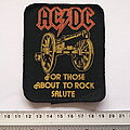 AC/DC - Patch - AC/DC  1981 for those about to rock salute patch 82