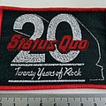 Status Quo - Patch - Status Quo old patch 20 years of rock- red border s290