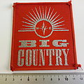 Big Country - Patch - Big Country vintage 80's patch b247 with silver print