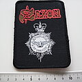 Saxon - Patch - Saxon   80's  Strong  arm of the law patch 48 Saxon logo rubber print