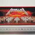 Metallica - Patch -  Metallica master of puppets strip patch 6 -- 19.x 6 cm red border