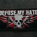 Defuse My Hate - Patch - Defuse my hate logo patch used 628