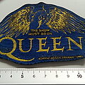 Queen - Patch - Queen  official 1992 shaped patch used768 the show must go on