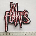 In Flames - Patch - In Flames shaped logo patch i3