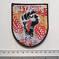 Testament - Patch - Testament  native blood ltd edition shield patch t250 black border