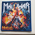 Manowar - Patch - Manowar hell on stage live patch m19 blue border