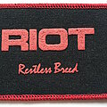 Riot - Patch - Riot restless breed 1982 patch r83 red border