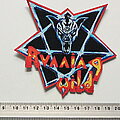 Running Wild - Patch - Running Wild shaped patch r117  red border