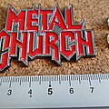 Metal Church - Pin / Badge - Metal Church shaped logo pin badge