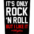 The Rolling Stones - Patch - The Rolling Stones it's only rock 'n roll backpatch bp1121