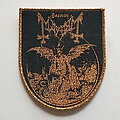 Mayhem - Patch - Mayhem Daemon  shield patch m29  gold border limited edition