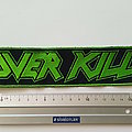 Overkill - Patch - Overkill  strip patch o111   size 4.5 x19.5 cm