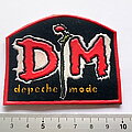 Depeche Mode - Patch - Depeche Mode old rubber patch rp7 red border