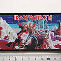 Iron Maiden - Patch - Iron Maiden run to the hills  ltd edition  patch 215 black border