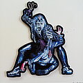 Iron Maiden - Patch - Iron Maiden Hooks In You cut out laser  patch 305 ltd edition