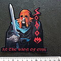 Sodom - Patch - Sodom in the sign of evil shaped patch s114