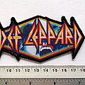 Def Leppard - Patch - Def Leppard Hysteria shaped patch d53