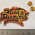 King Diamond - Pin / Badge -  King Diamond  coloured shaped pin badge n8