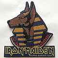 Iron Maiden - Patch - Iron Maiden   world slavery tour shaped patch 95---9x10cm  ltd edition