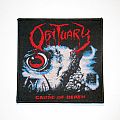 Obituary - Patch - Obituary - Cause Of Death woven patch