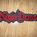 Night Demon - Patch - Night Demon logo embroidered back patch