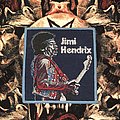 Jimi Hendrix - Patch - Jimi Hendrix Patch (Light Blue border)