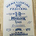 Lee Aaron - Other Collectable - Lee Aaron Heavy Metal Christmas Festival Ulm 1985 Poster