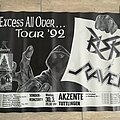 Risk - Other Collectable - Risk&Raven Excess All Over.. Tour 1992