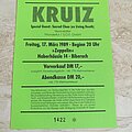 Kruiz - Other Collectable - Kruiz+Sacred Chao Ticket Biberach 1989