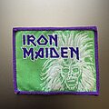 Iron Maiden - Patch - Iron Maiden Eddie purple border patch