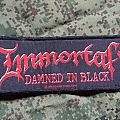 Immortal - Patch - Immortal Damned in Black Superstrip Stripe Patch