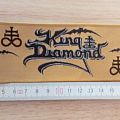 King Diamond - Patch - King Diamond - stripe - patch