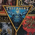 Testament - Patch - Testament - Dark Roots of Earth gold glitter triangle patch