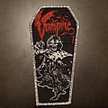 Vampire - Patch - Vampire: official coffin patch, silver border