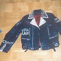 Anti-Cimex - Battle Jacket - Studded and painted and warm-lined hardcore punk leather jacket