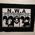 N.W.A. - Patch - N.W.A. - The world's most dangerous group printed D.I.Y. patch