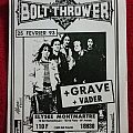 Bolt Thrower - Other Collectable - Bolt Thrower - French gig flyer